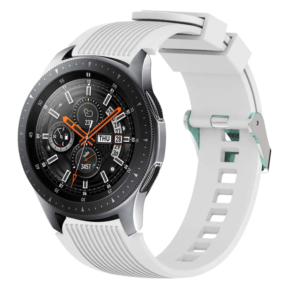 Samsung Armband - Silikon Armband für Samsung Watch - Weiss / Galaxy Watch 20 mm