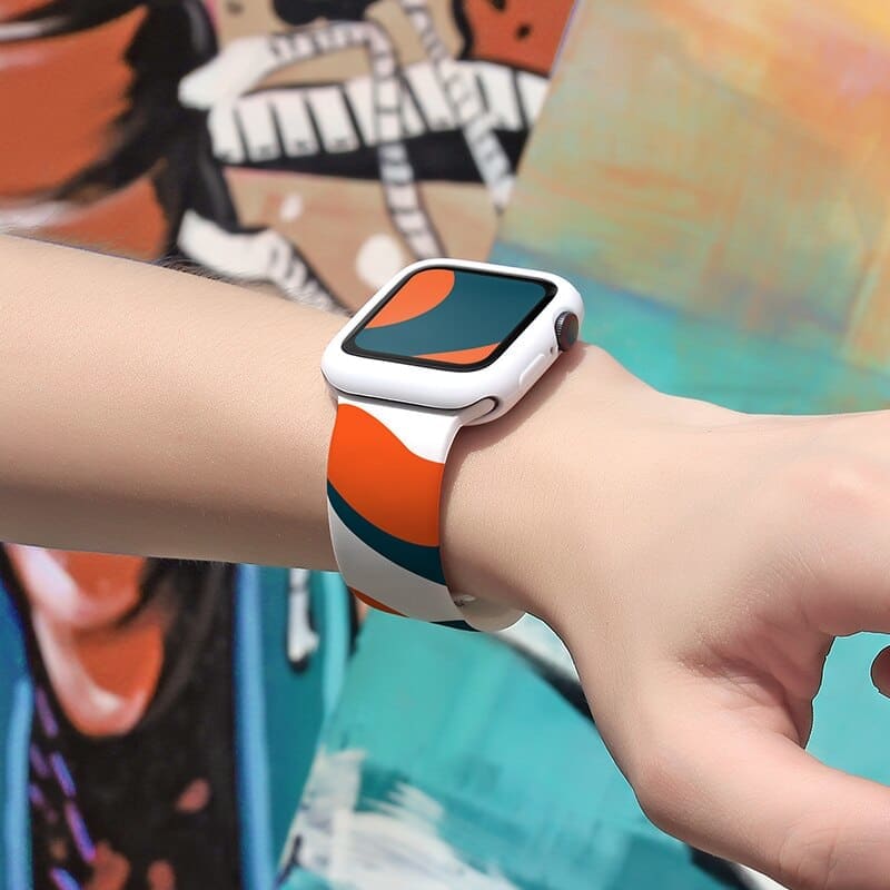 Silikon Armband mit Motiv - Apple Watch Armband