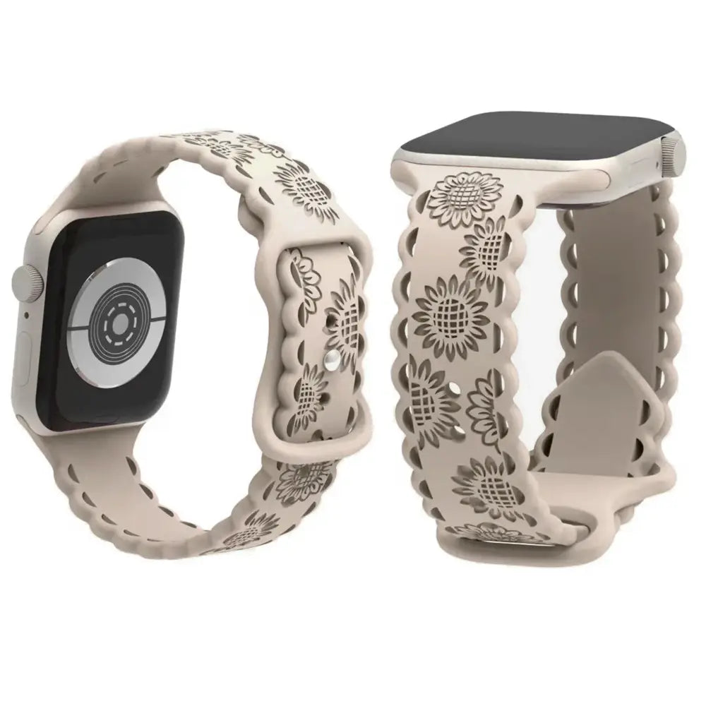 Apple Watch Armband - Silikon-Armband mit Motiv eingraviert