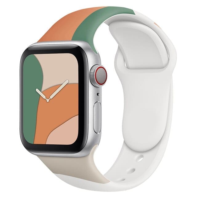 Silikon Armband mit Motiv - Mango / 38-40-41 mm - Apple Watch Armband