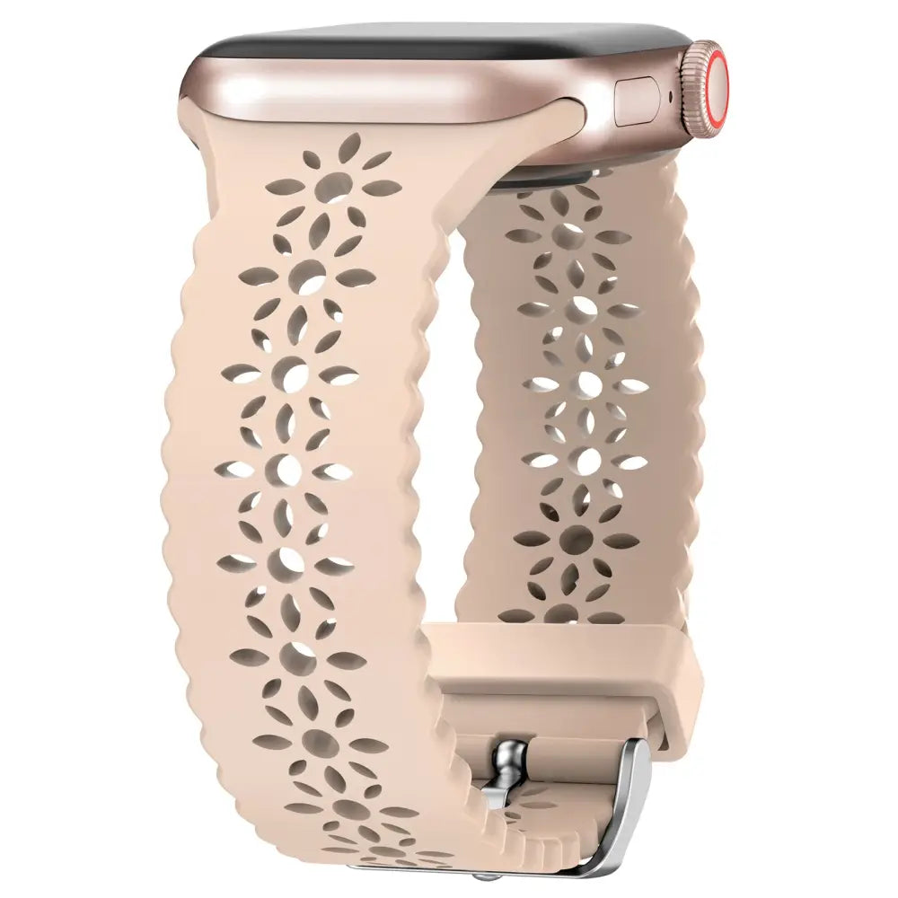 Apple Watch Armband - Silikon-Armband mit Motiv - Pink / 38-40-41 mm