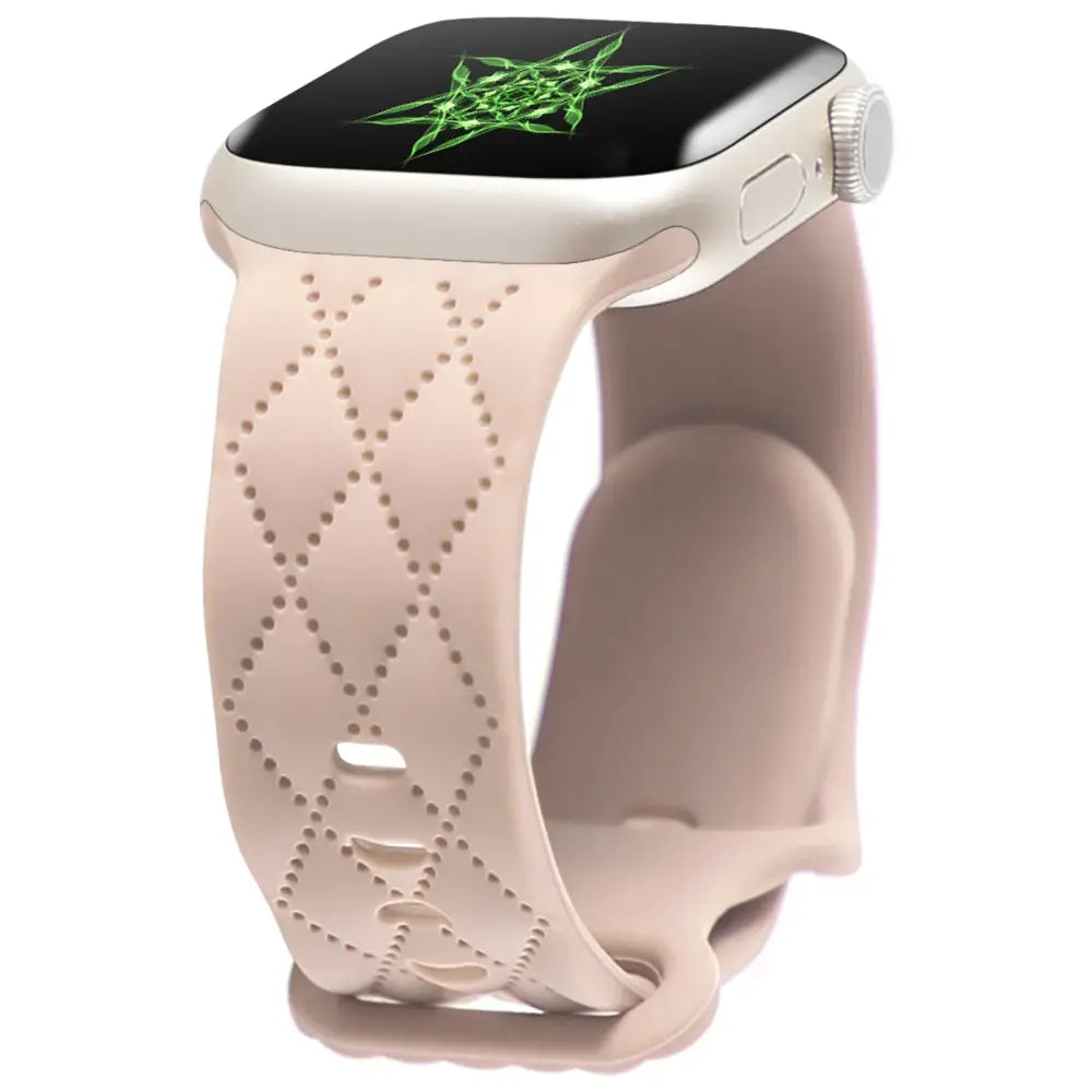 Apple Watch Armband - Silikon-Armband mit Motiv - Pink Sand / 38-40-41 mm