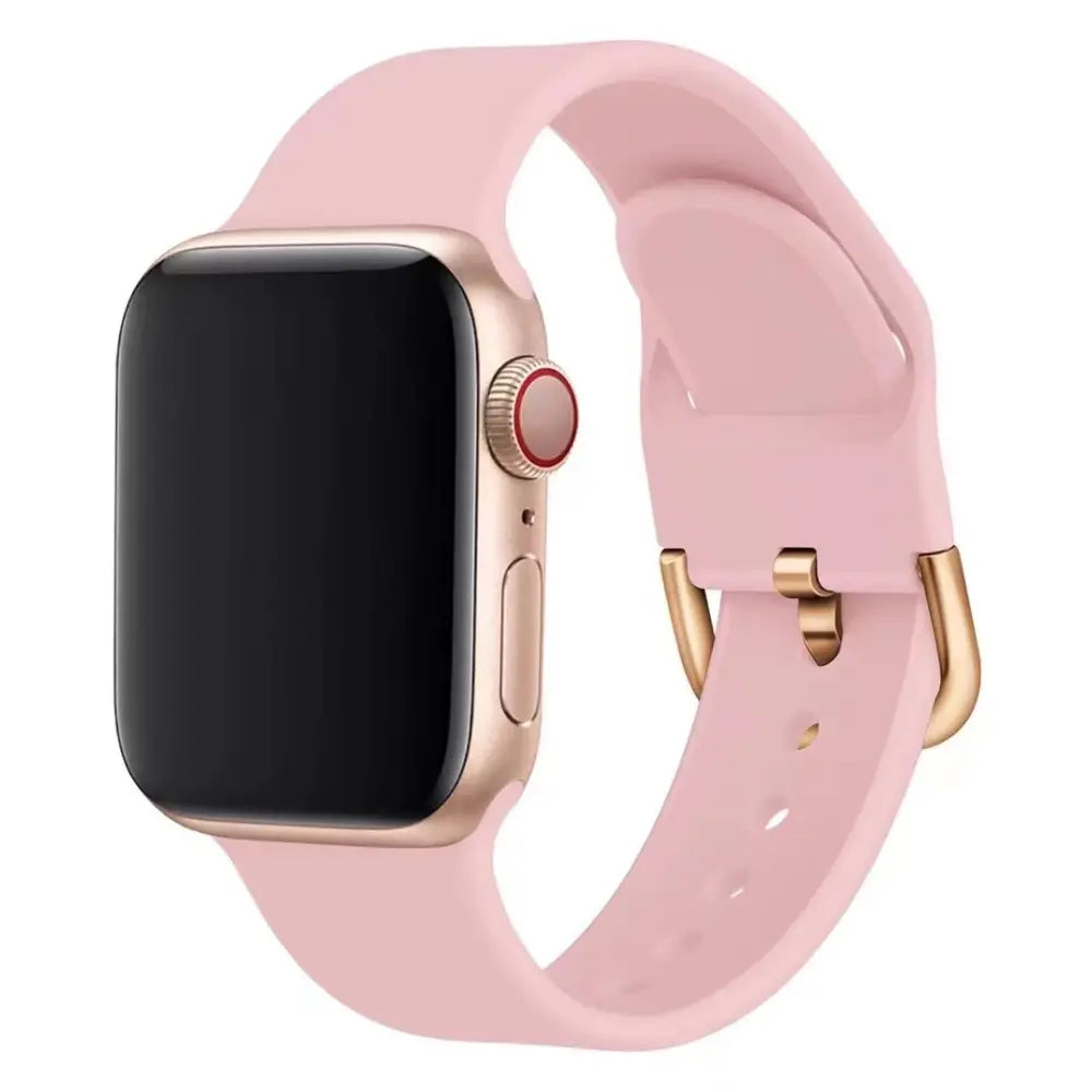 Apple Watch Armband - Silikon-Armband mit Standard-Verschluss - Pink / 38-40-41 mm