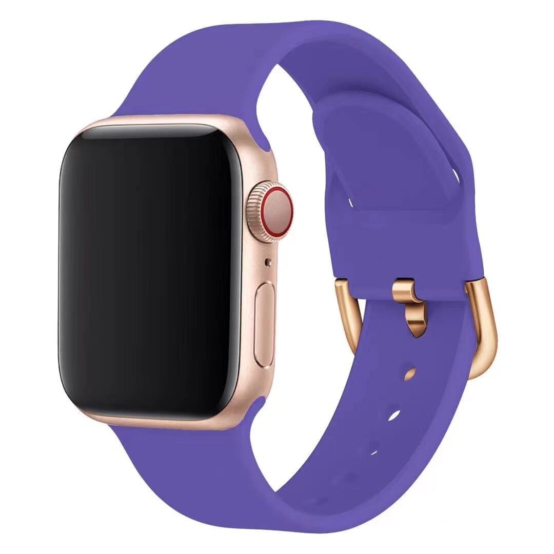 Silikon-Armband mit Standard-Verschluss - Violett / 38-40-41 mm - Apple Watch Armband