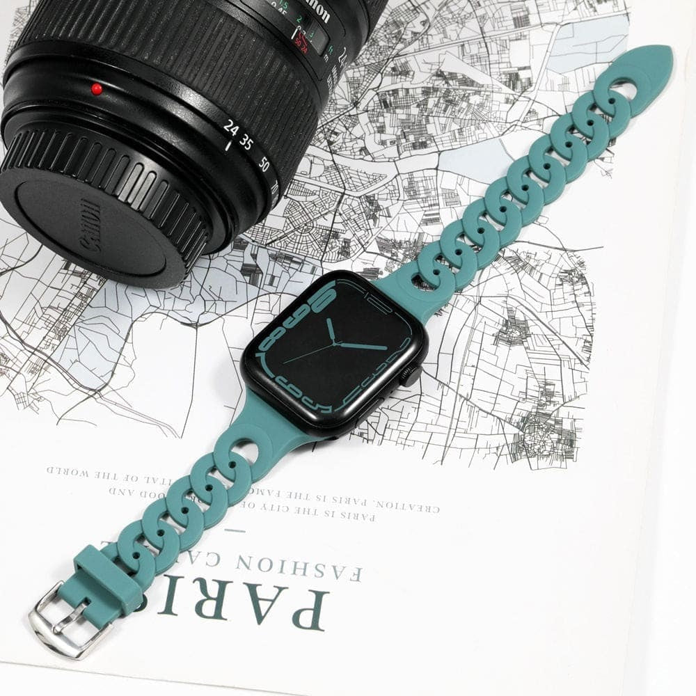 Silikon Ketten-Armband - Apple Watch Armband