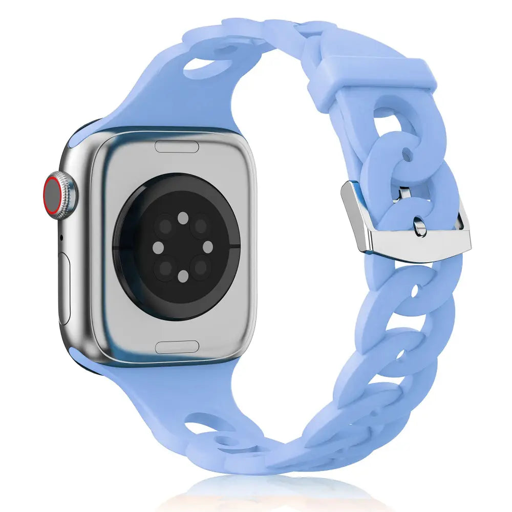 Apple Watch Armband - Silikon Ketten-Armband - Lila / 38-40-41 mm