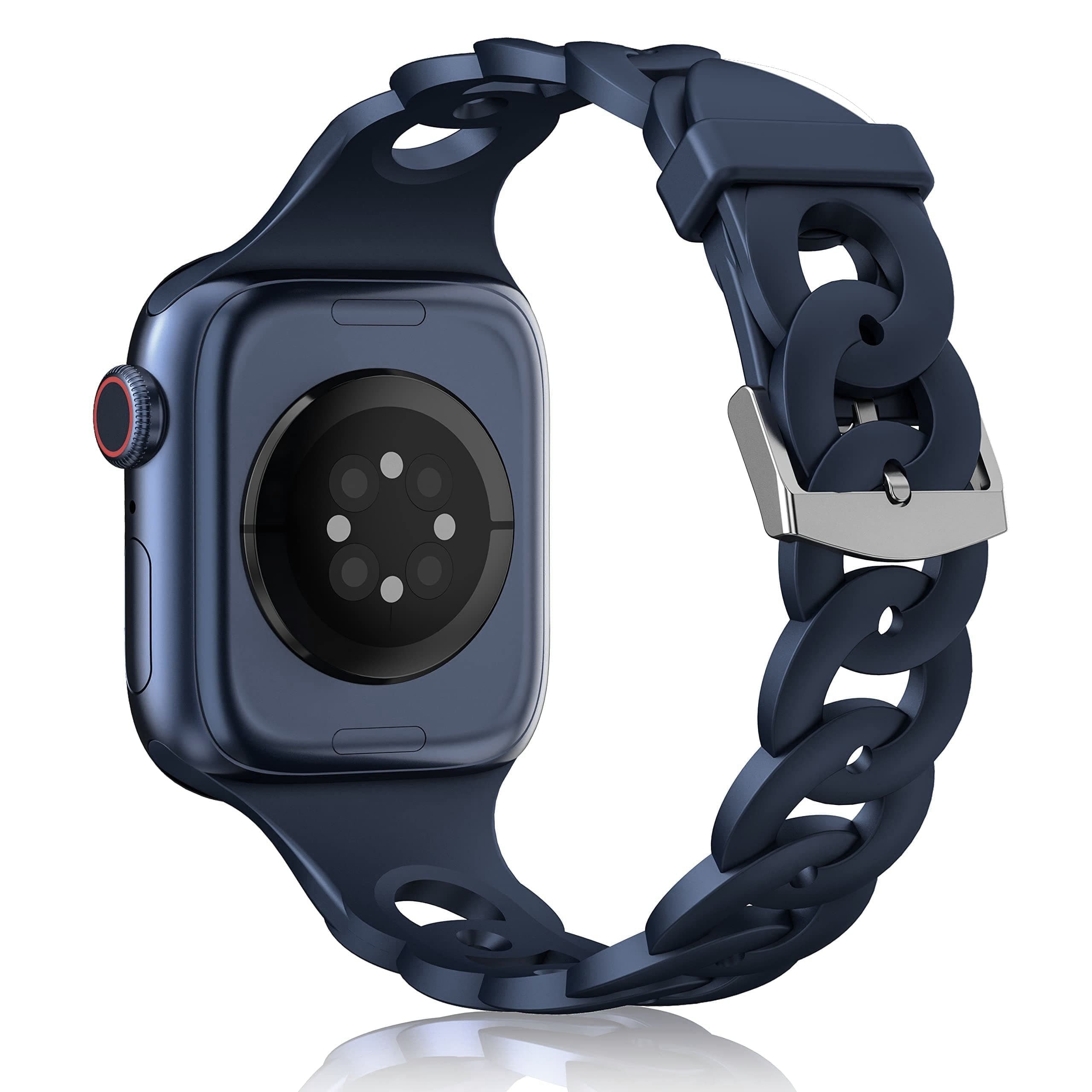 Silikon Ketten-Armband - Mitternachtsblau / 38-40-41 mm - Apple Watch Armband