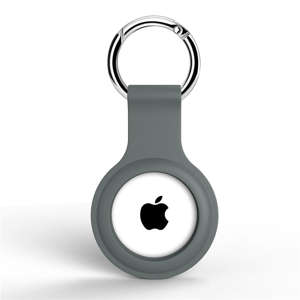 Silikon Schutzhülle für Apple AirTag - Dunkelgrau - AirTag Schutzhülle