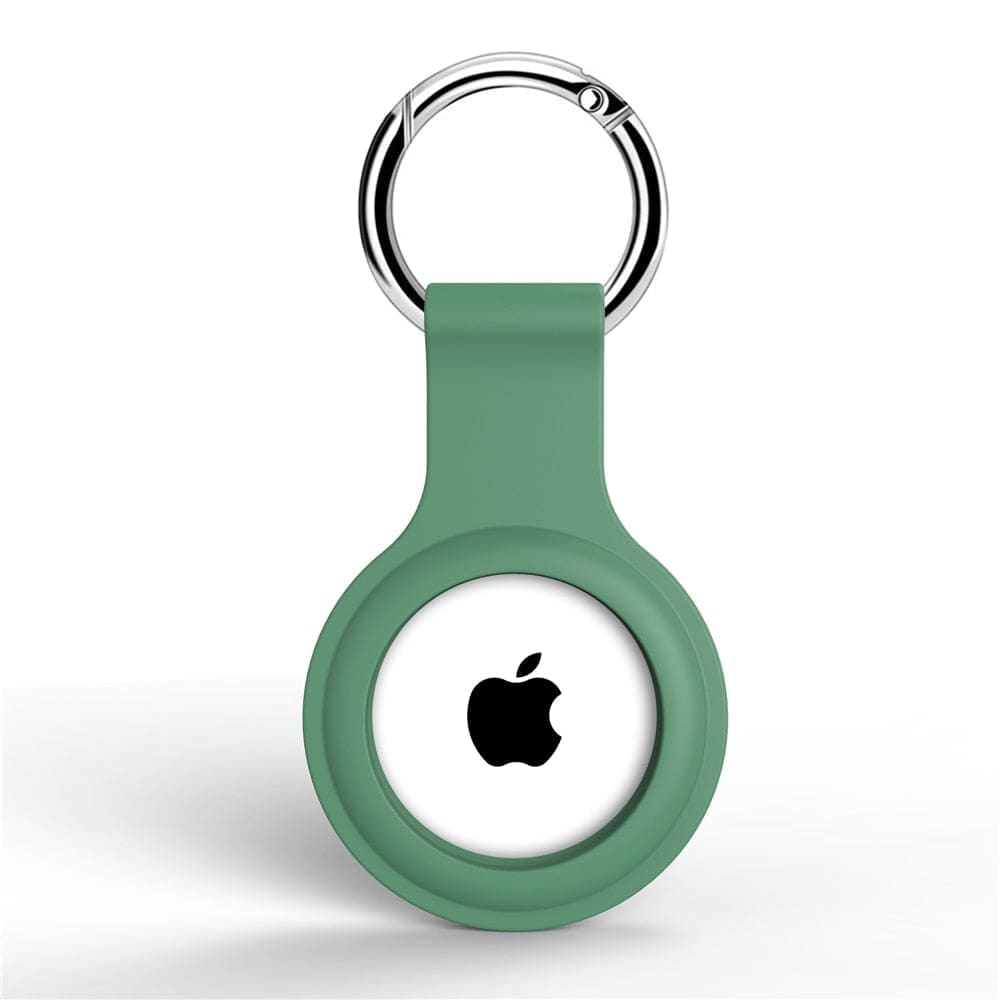 Silikon Schutzhülle für Apple AirTag - Dunkelgrün - AirTag Schutzhülle