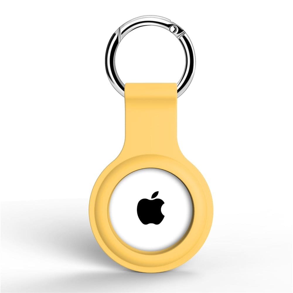 Silikon Schutzhülle für Apple AirTag - Gelb - AirTag Schutzhülle