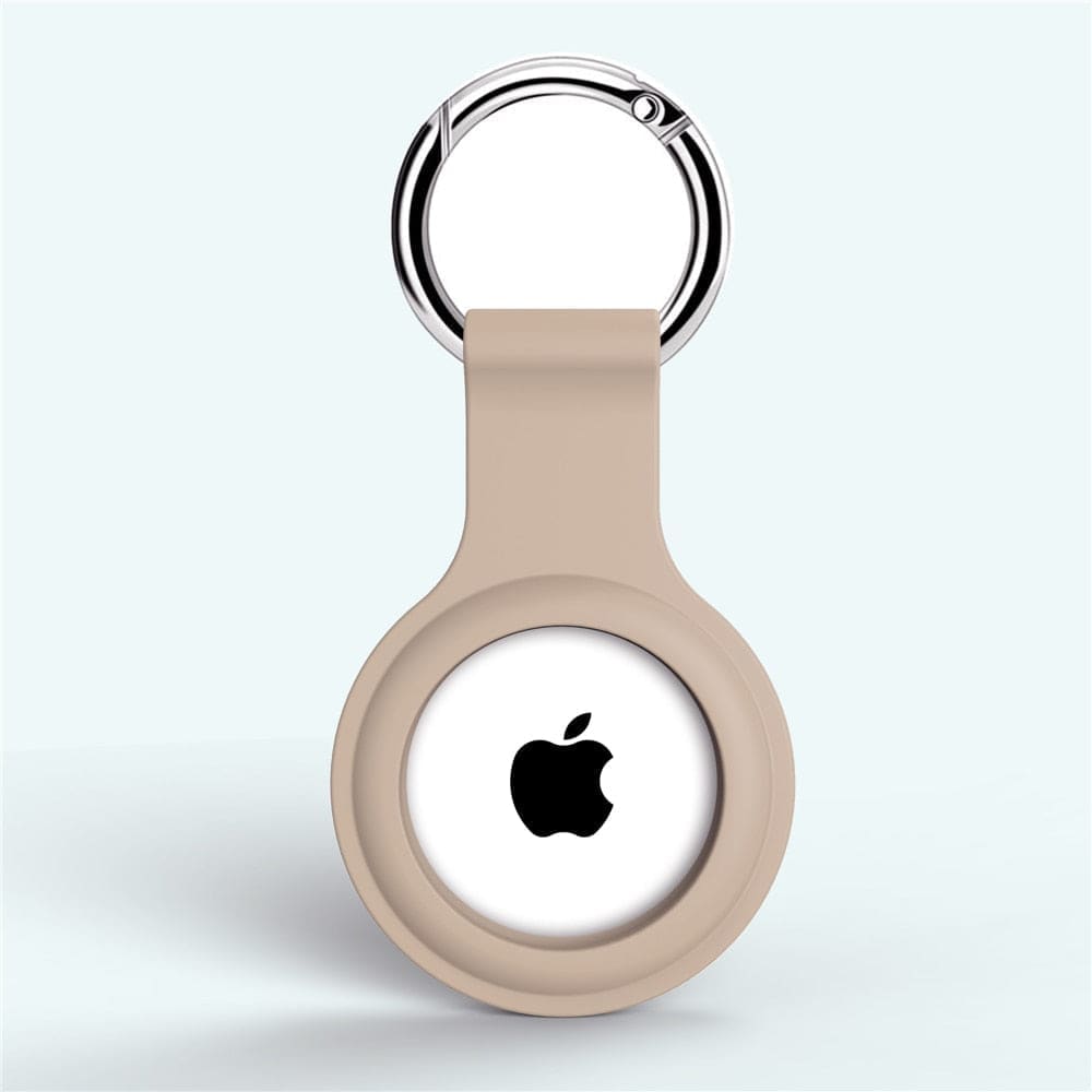Silikon Schutzhülle für Apple AirTag - Khaki - AirTag Schutzhülle