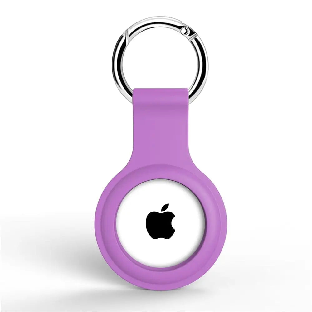 AirTag Schutzhülle - Silikon Schutzhülle für Apple AirTag - Violett