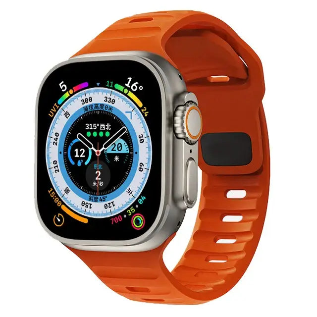 Apple Watch Armband - Silikon Sport-Armband - Deep Orange / 38-40-41 mm