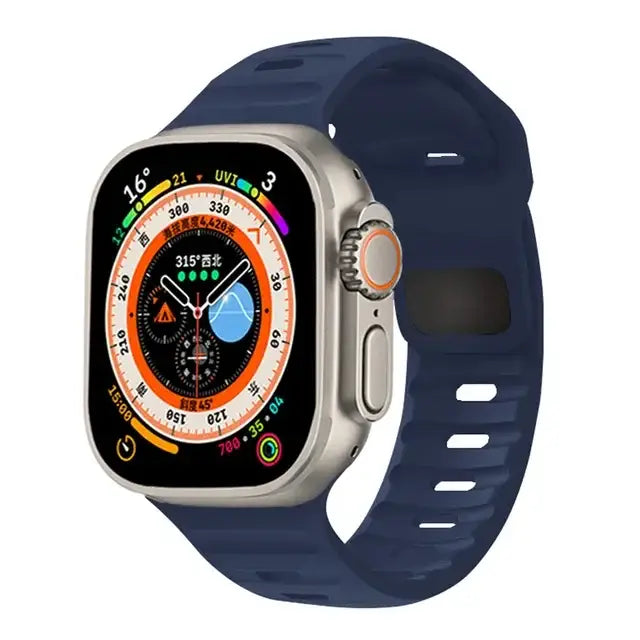 Apple Watch Armband - Silikon Sport-Armband - Midnight Blue / 38-40-41 mm