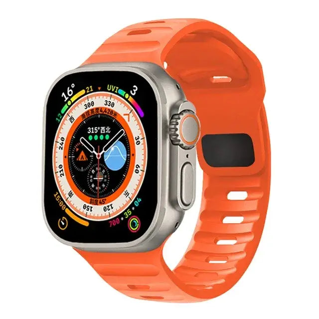 Apple Watch Armband - Silikon Sport-Armband - Orange / 38-40-41 mm