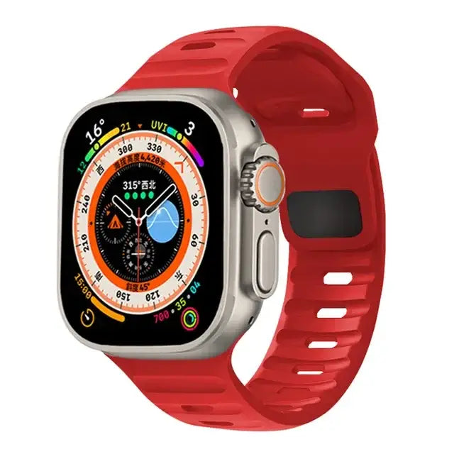 Apple Watch Armband - Silikon Sport-Armband - Red / 38-40-41 mm