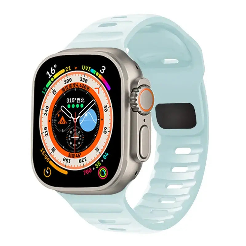 Apple Watch Armband - Silikon Sport-Armband - Seafoam / 38-40-41 mm