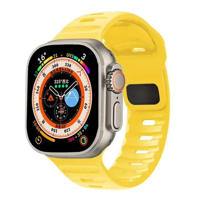 Apple Watch Armband - Silikon Sport-Armband - Yellow / 38-40-41 mm