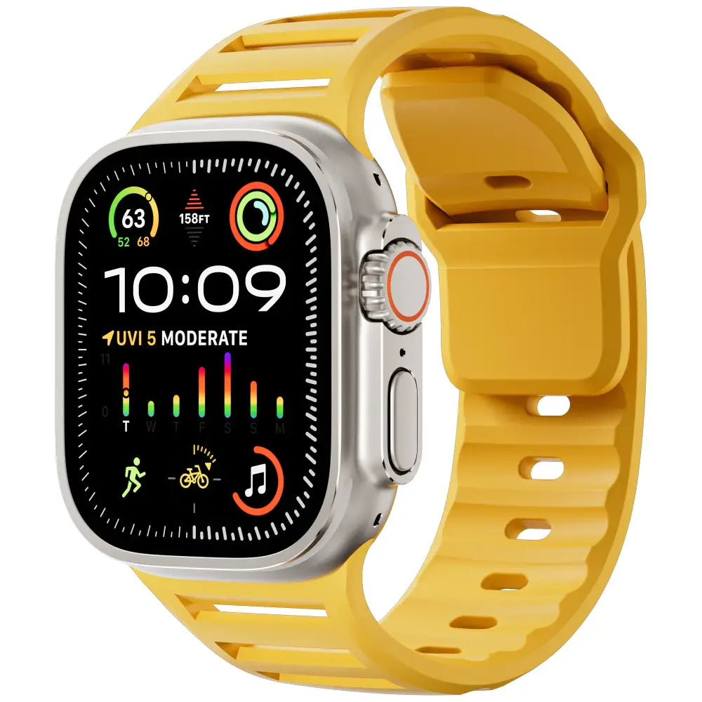 Apple Watch Armband - Silikon Sport-Armband - Yellow / 42-44-45-49 mm