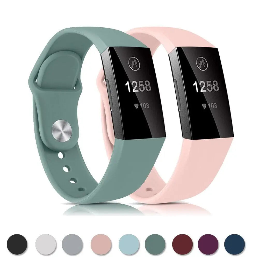 Fitbit Armband - Silikon Sportarmband für Fitbit Charge (3/3 SE/4)