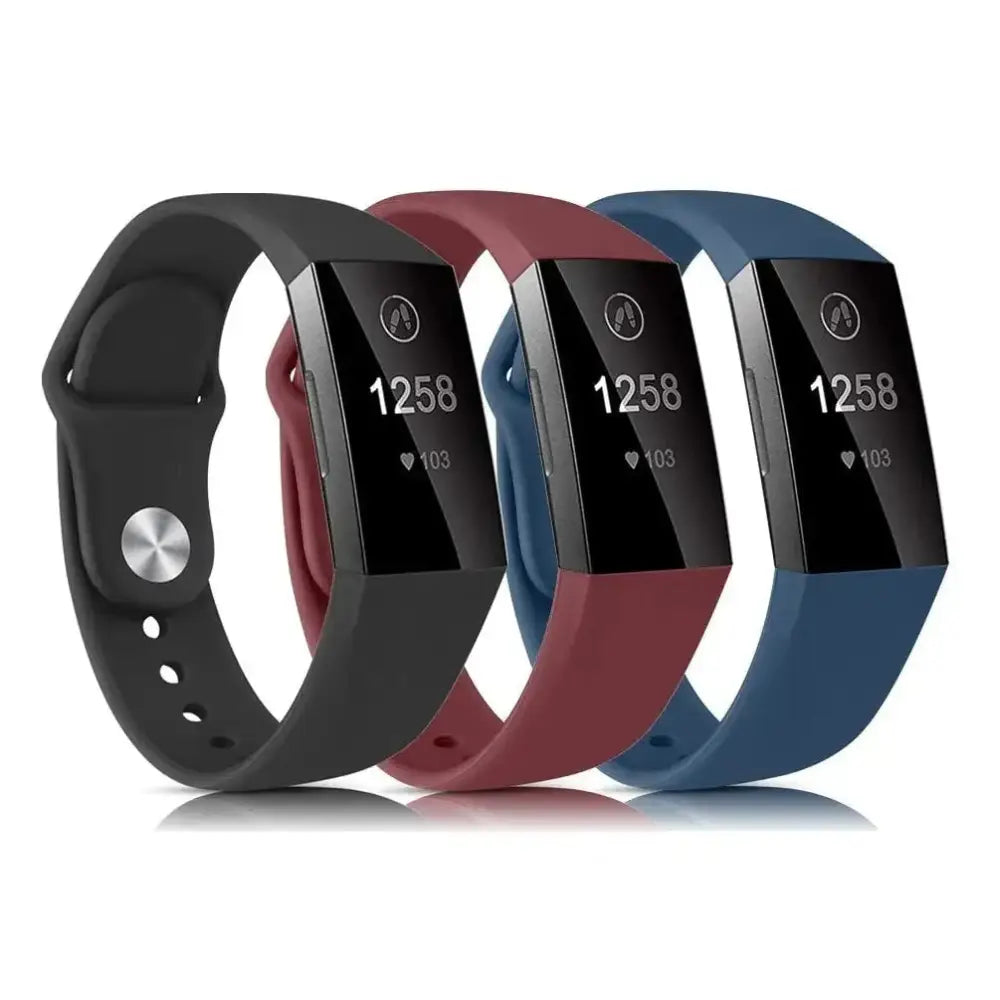 Fitbit Armband - Silikon Sportarmband für Fitbit Charge (3/3 SE/4)