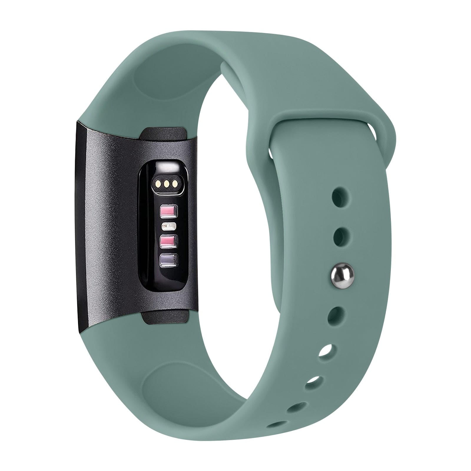 Silikon Sportarmband für Fitbit Charge (3/3 SE/4) - Grün / S - Fitbit Armband