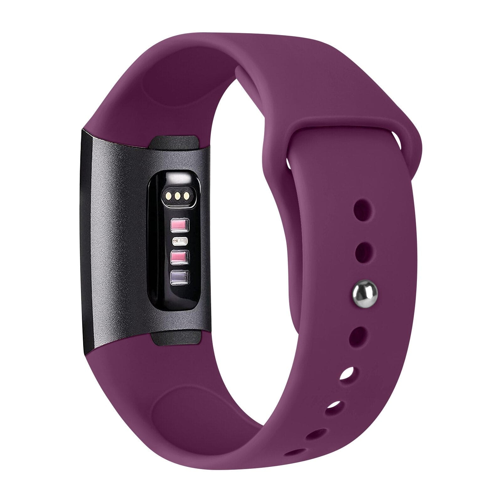 Silikon Sportarmband für Fitbit Charge (3/3 SE/4) - Violett / S - Fitbit Armband