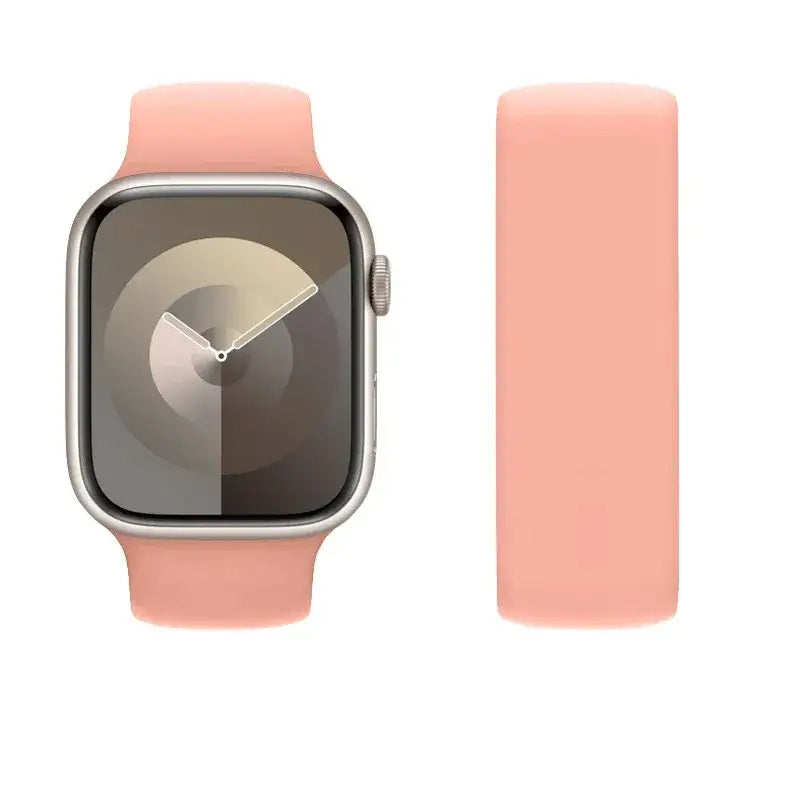 Apple Watch Armband - Single Loop Silikon-Armband - Pink Sand / 38mm-40mm-41mm / S