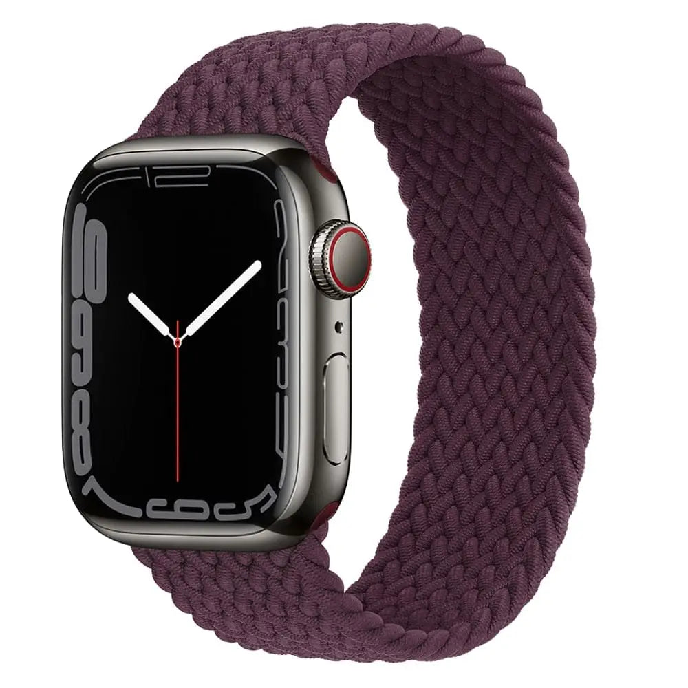 Apple Watch Armband - Solo Loop • elastisches Armband - Burgundy / S / 38-40-41 mm