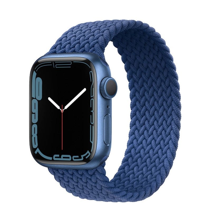 Solo Loop • elastisches Armband - Dunkelblau / S / 38-40-41 mm - Apple Watch Armband