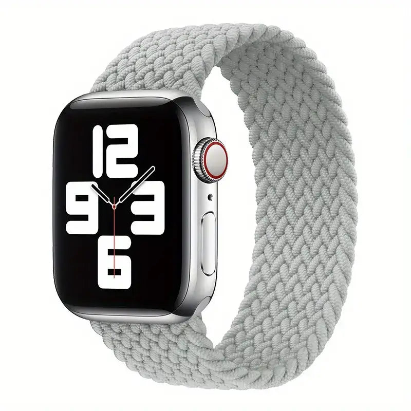 Solo Loop • elastisches Armband - Hellgrau / S / 38-40-41 mm - Apple Watch Armband