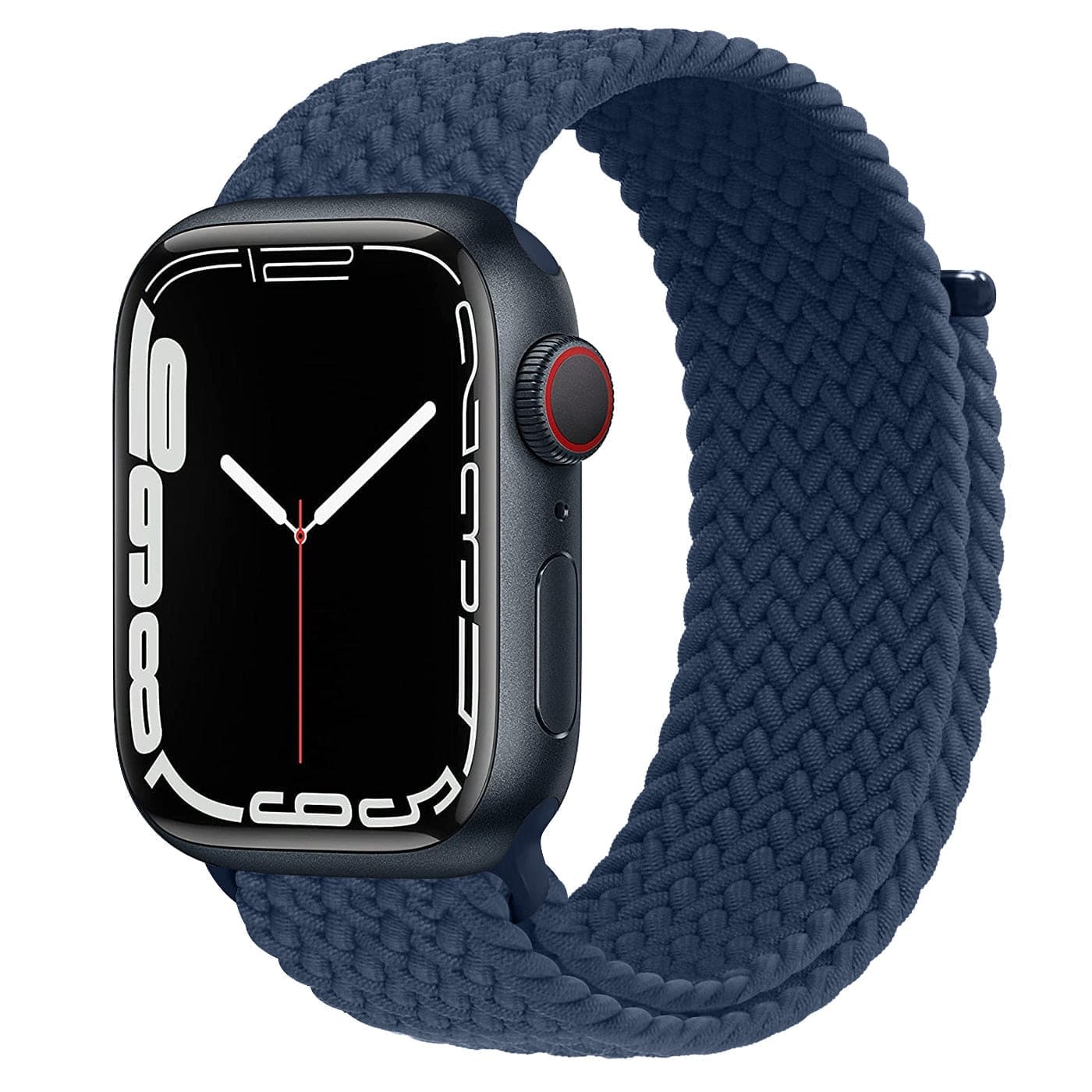 Solo Loop • elastisches Armband mit Klettverschluss - Marineblau / 38-40-41 mm [S] - Apple Watch