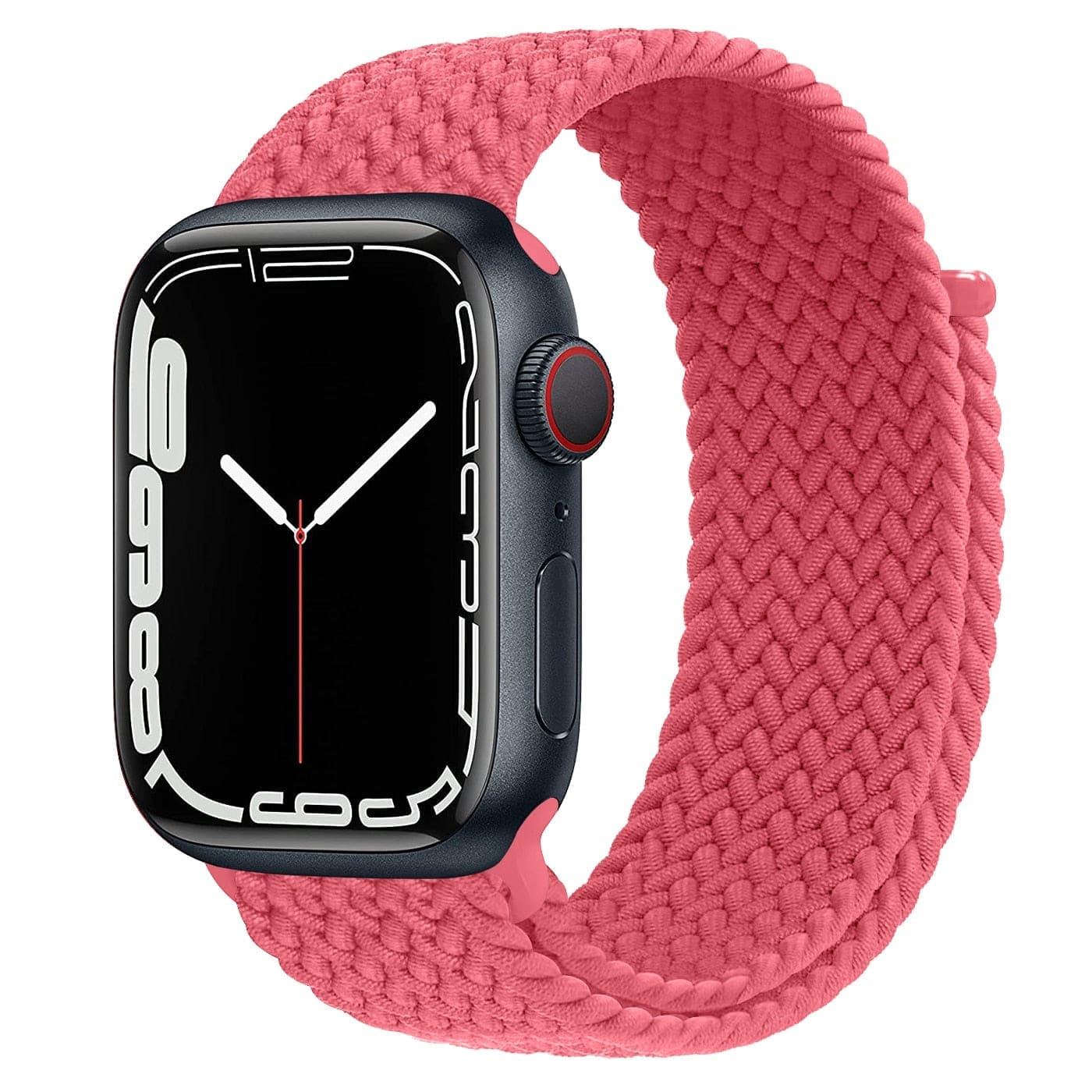 Solo Loop • elastisches Armband mit Klettverschluss - Pink / 38-40-41 mm [S] - Apple Watch Armband