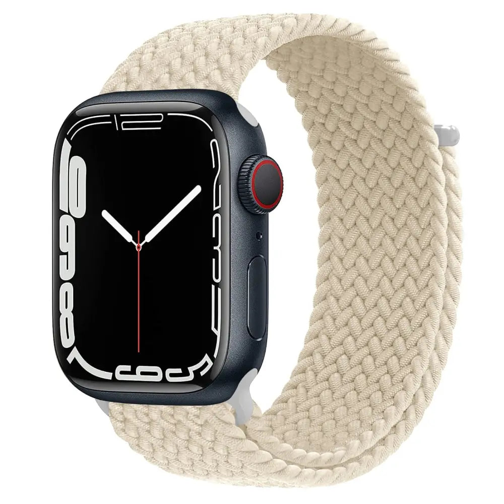 Apple Watch Armband - Solo Loop • elastisches Armband mit Klettverschluss - Starlight / 38-40-41