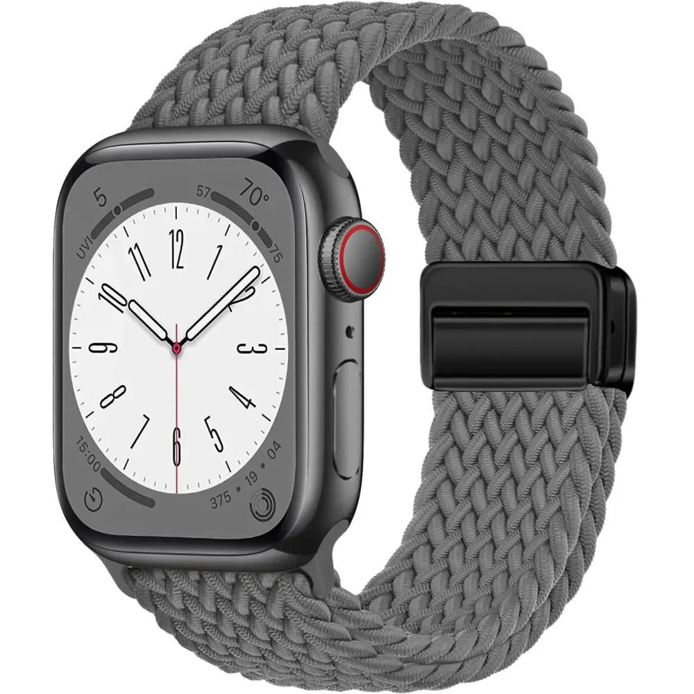 Apple Watch Armband - Solo Loop • elastisches Armband mit Magnet-Verschluss - Grey / 38-40-41 mm