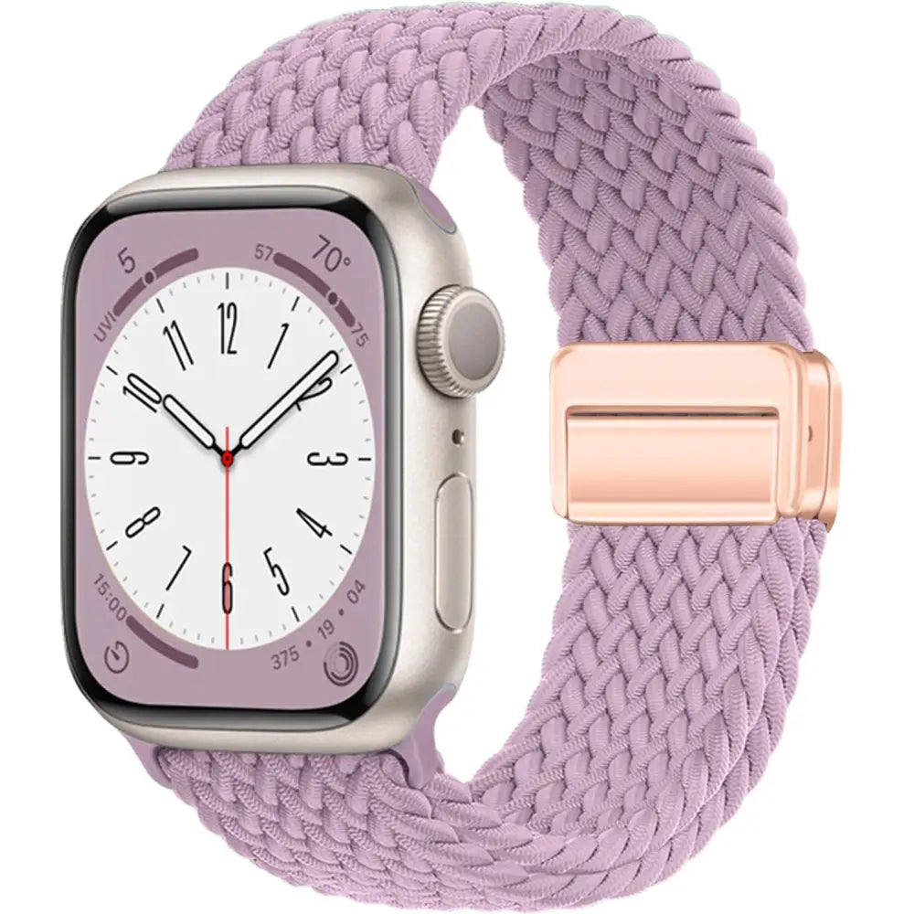 Apple Watch Armband - Solo Loop • elastisches Armband mit Magnet-Verschluss - Lavender / 38-40-41 mm