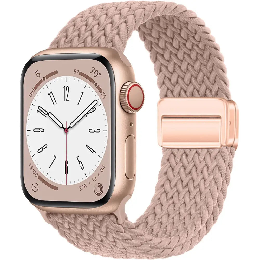 Apple Watch Armband - Solo Loop • elastisches Armband mit Magnet-Verschluss - Pink Sand