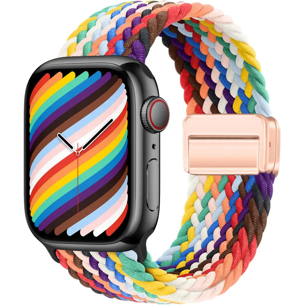 Apple Watch Armband - Solo Loop • elastisches Armband mit Magnet-Verschluss - Pride Edition