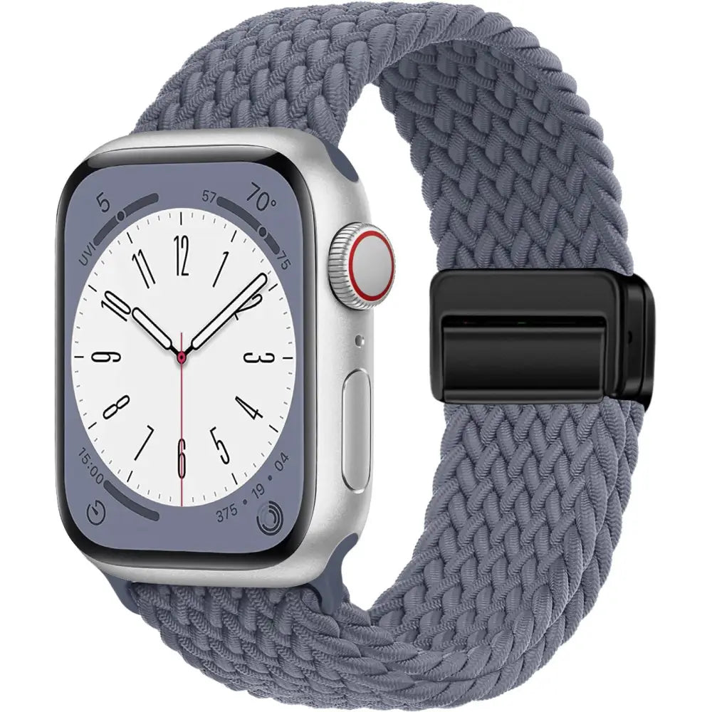 Apple Watch Armband - Solo Loop • elastisches Armband mit Magnet-Verschluss - Space Gray