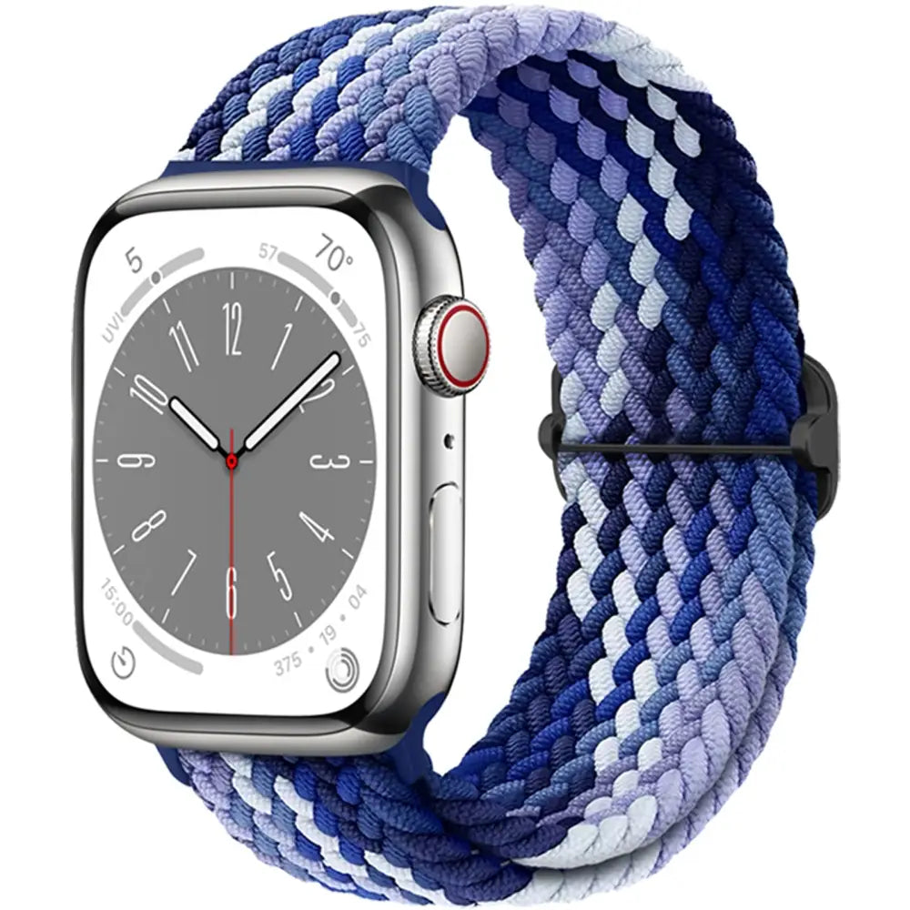 Apple Watch Armband - Solo Loop • elastisches Armband (mit Schiebeschnalle) - Blueberry