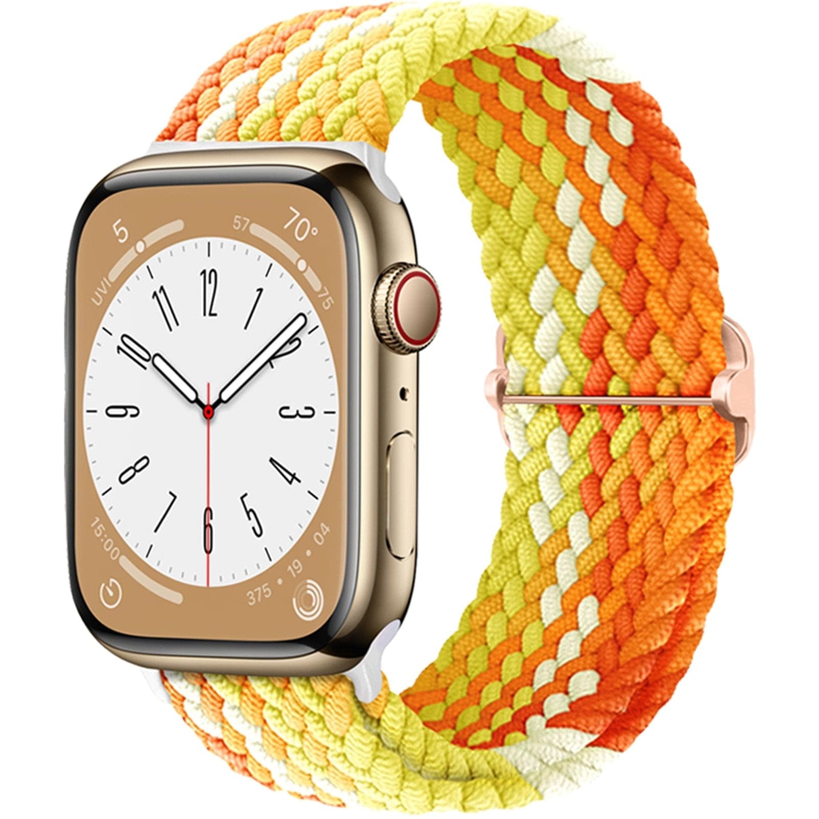 Solo Loop • elastisches Armband (mit Schlaufe) - Fragrant Orange / 38-40-41 mm - Apple Watch Armband