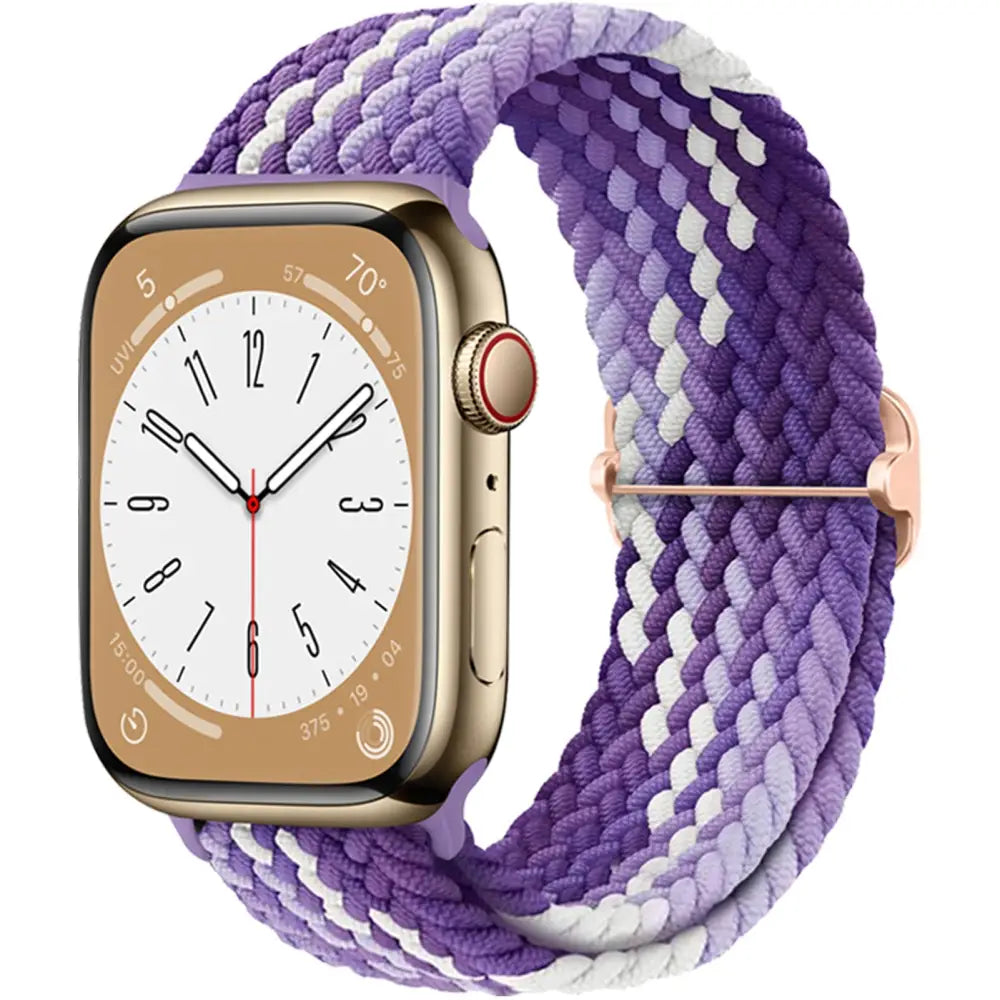 Apple Watch Armband - Solo Loop • elastisches Armband (mit Schiebeschnalle) - Grape Purple