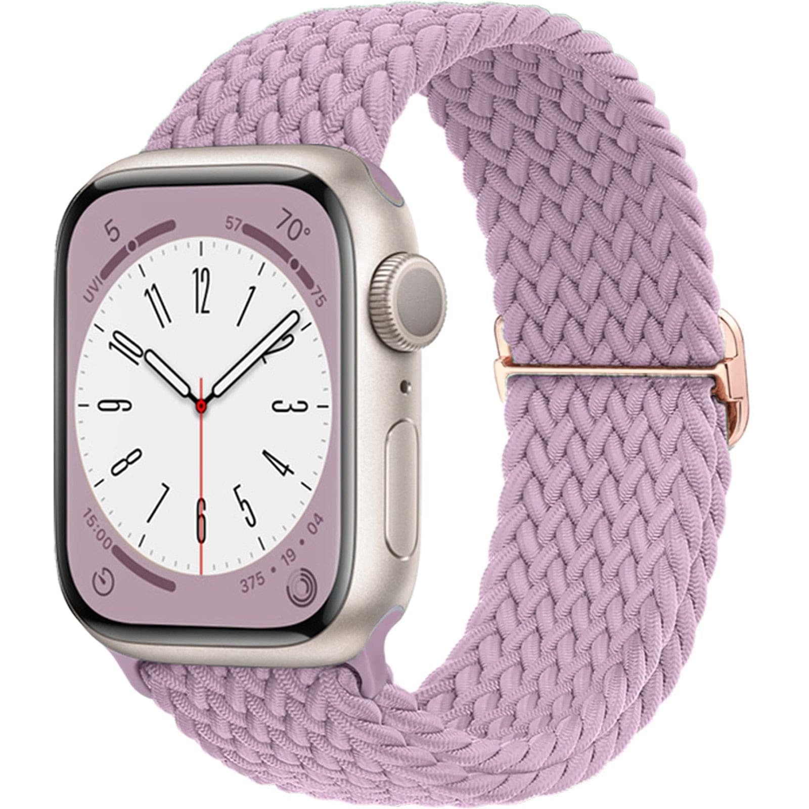 Solo Loop • elastisches Armband (mit Schlaufe) - Lavender Purple / 38-40-41 mm - Apple Watch Armband