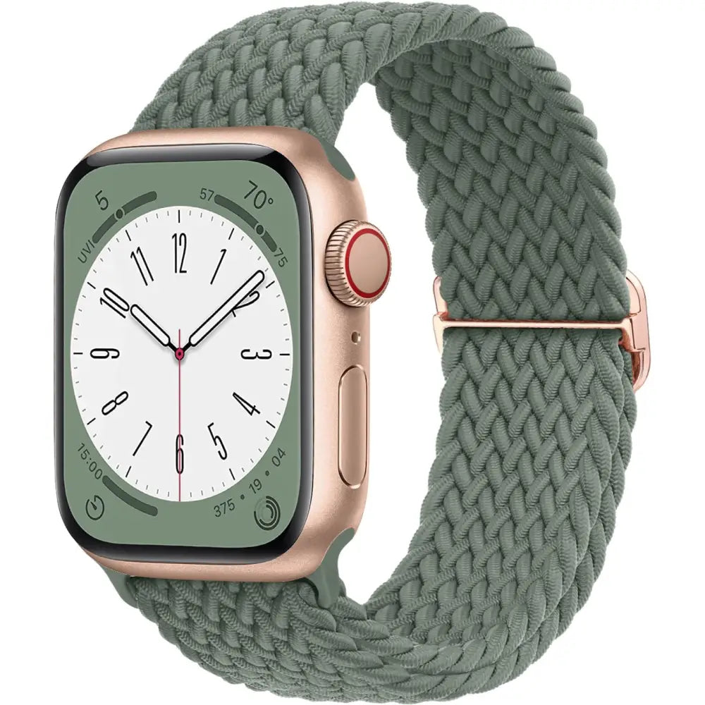 Apple Watch Armband - Solo Loop • elastisches Armband (mit Schiebeschnalle) - Olive / 38-40-41 mm