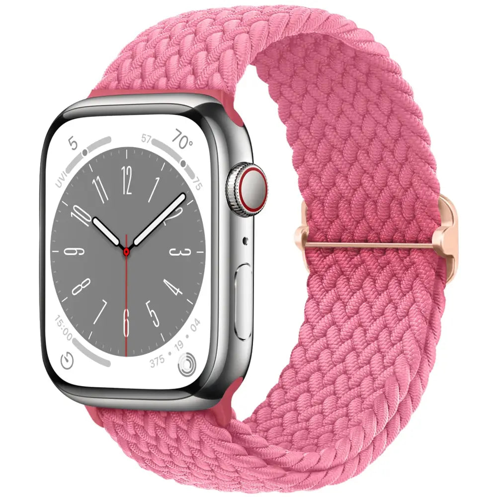 Apple Watch Armband - Solo Loop • elastisches Armband (mit Schiebeschnalle) - Pink Punch