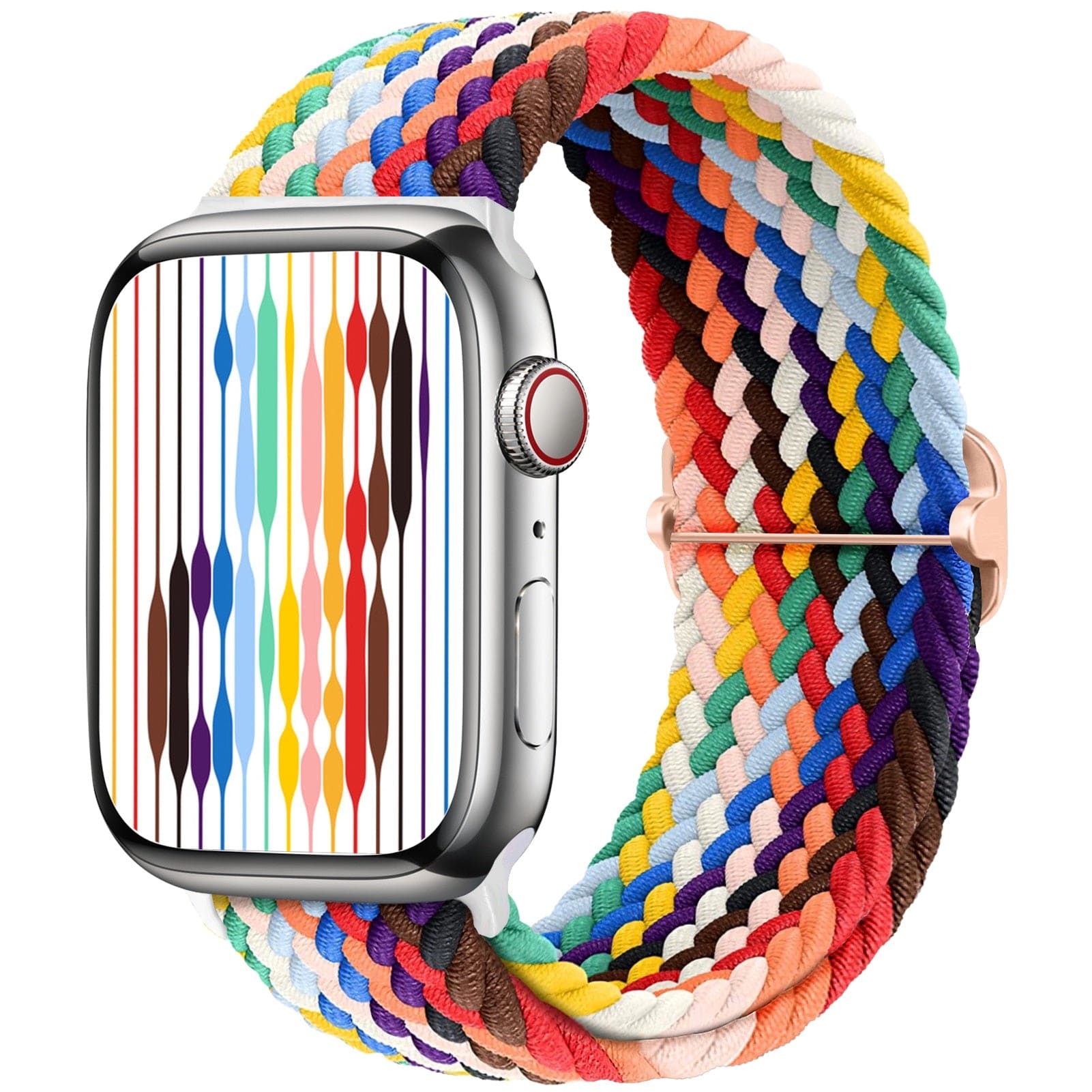 Solo Loop • elastisches Armband (mit Schlaufe) - Pride Edition / 38-40-41 mm - Apple Watch Armband