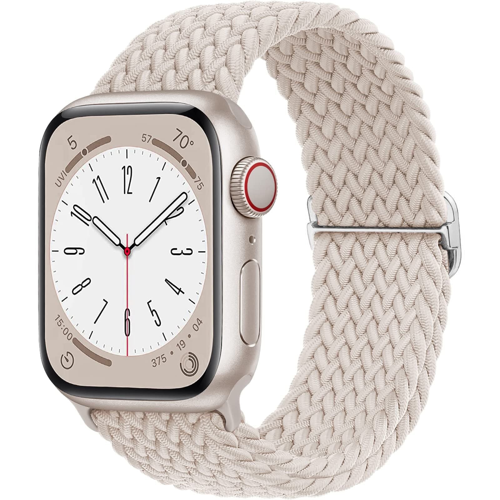 Solo Loop • elastisches Armband (mit Schlaufe) - Starlight / 38-40-41 mm - Apple Watch Armband
