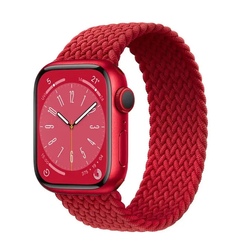 Apple Watch Armband - Solo Loop • elastisches Armband - Rot / S / 38-40-41 mm