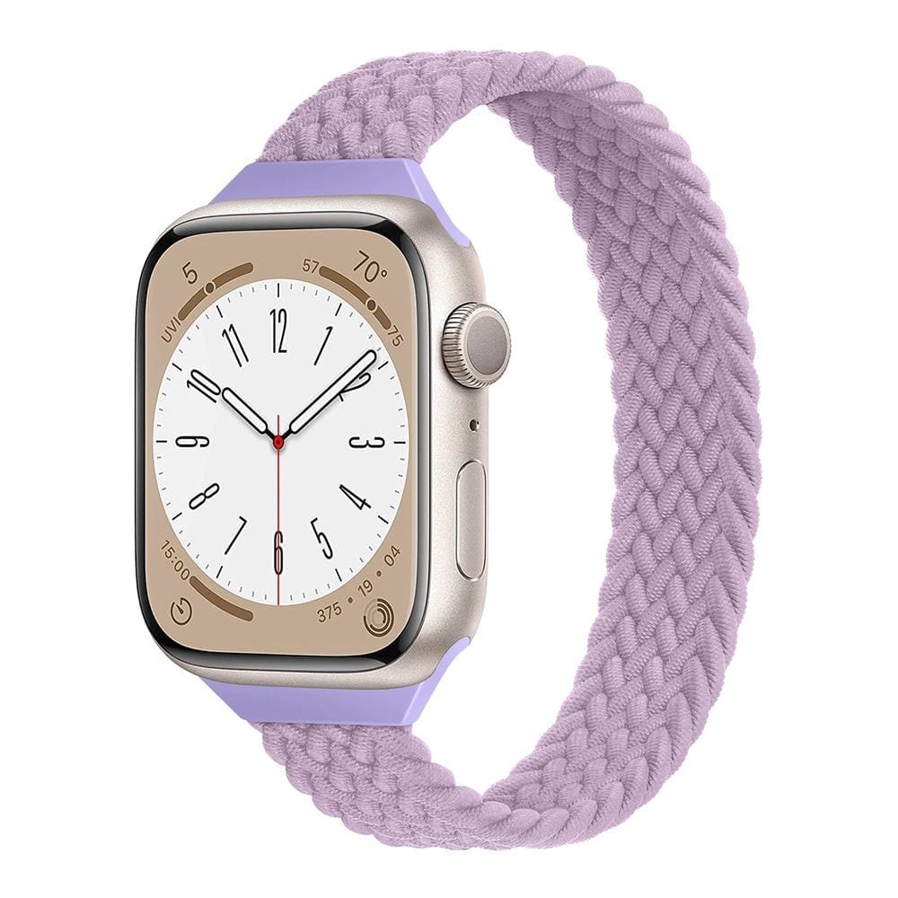 Solo Loop • elastisches Armband (schmal) - Violett / 38-40-41 mm [S] - Apple Watch Armband