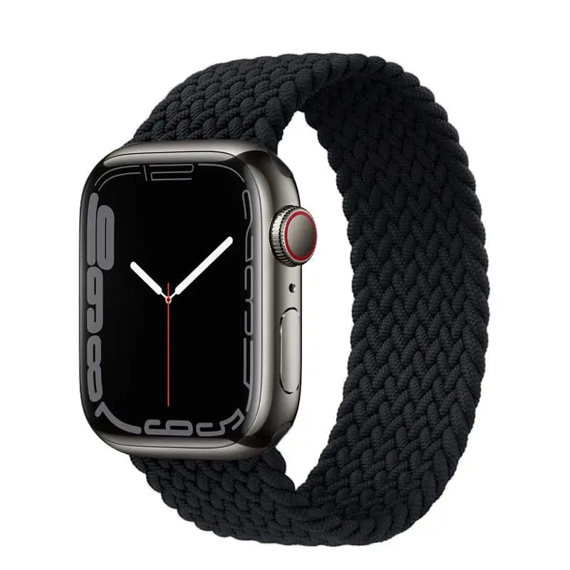 Apple Watch Armband - Solo Loop • elastisches Armband - Schwarz / S / 38-40-41 mm